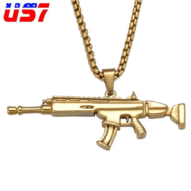 US7 Gun Pendant Necklace Men Stainless Steel European Hip Hop Uzi Pendant For Men Fashion Jewelry Charm Style chain1
US7 Gun Pendant Necklace Men Stainless Steel European Hip Hop Uzi Pendant For Men Fashion Jewelry Charm Style chain1