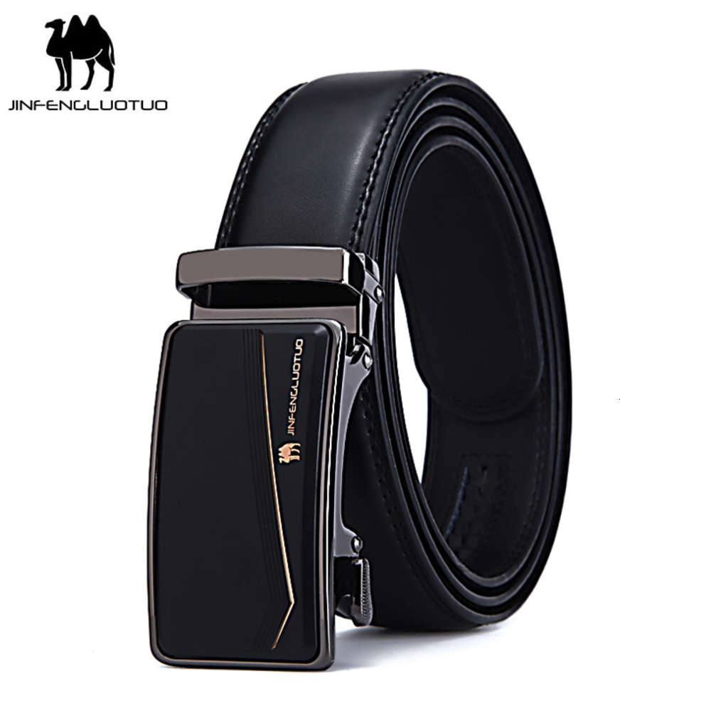 Golden Camel auto buckle leather men's belt simple men's pure cow leather belt Korean trouser belt, Black
Golden Camel auto buckle leather men's belt simple men's pure cow leather belt Korean trouser belt, Black