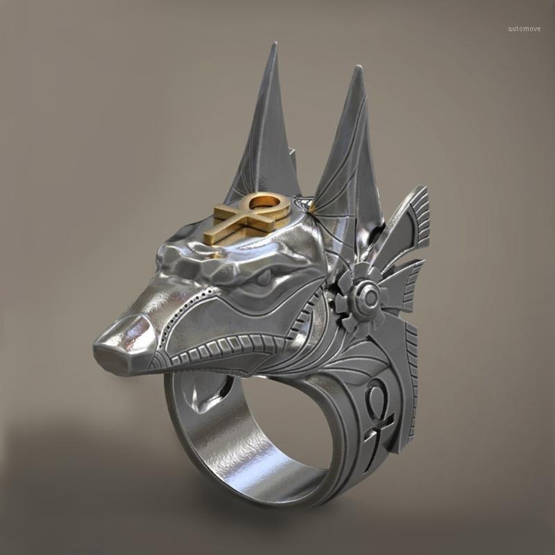 Vintage Stainless Steel Egypt Cross Anubis God Finger Rings for Men Women Punk Wolf Head Knuckle Ring Boho Statement Jewelry1
Vintage Stainless Steel Egypt Cross Anubis God Finger Rings for Men Women Punk Wolf Head Knuckle Ring Boho Statement Jewelry1