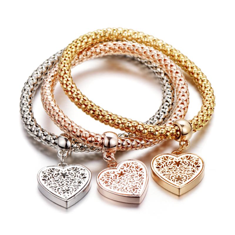 Ethnic Love Heart Charm Bracelets For Women Gold Color Crystal charm Bracelets & Bangles Vintage Jewelry B146 1 2 3 pcs
Ethnic Love Heart Charm Bracelets For Women Gold Color Crystal charm Bracelets & Bangles Vintage Jewelry B146 1 2 3 pcs
