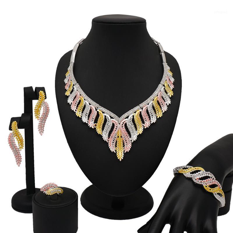 Earrings & Necklace Fashion Charm African Bridal Ring Drop Jewelry Sets Classic Wedding Dubai Bracelet For Women Set1, As pic
Earrings & Necklace Fashion Charm African Bridal Ring Drop Jewelry Sets Classic Wedding Dubai Bracelet For Women Set1, As pic