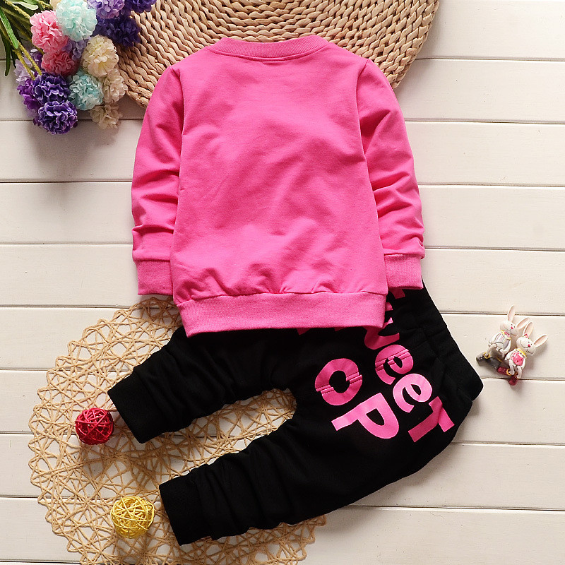 Toddler Infant Autumn Clothing Sets 2020 Baby Girls Boys Clothes Fashion Letter Print Tops Pants Long Sleeve Children ClothingX1019