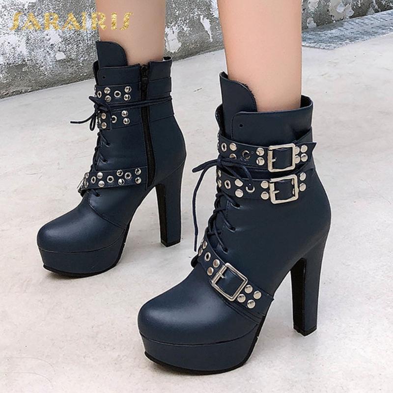SARAIRIS 2020 Dropship Big Size 50 Belt Buckles Platform High Heels Winter Shoes Women Motorcycles Boots Female Ankle Boot1, Black
SARAIRIS 2020 Dropship Big Size 50 Belt Buckles Platform High Heels Winter Shoes Women Motorcycles Boots Female Ankle Boot1, Black