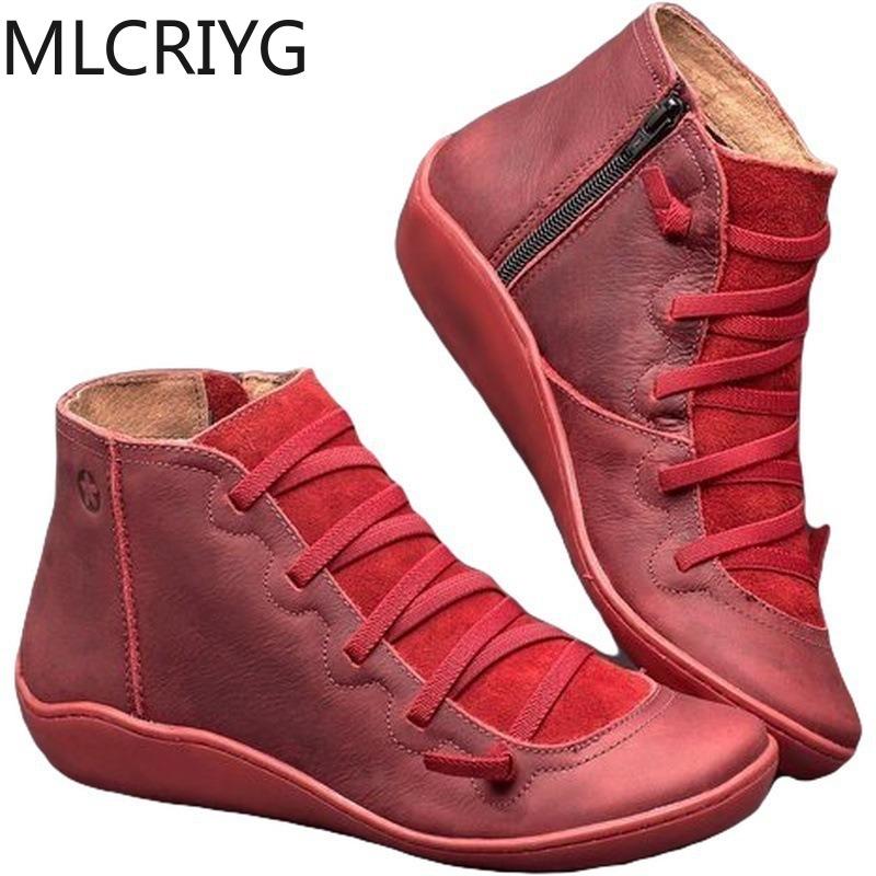 Hot women's shoes 2020 boots women's high-top all-match short boots casual flat tooling plus size, Red
Hot women's shoes 2020 boots women's high-top all-match short boots casual flat tooling plus size, Red