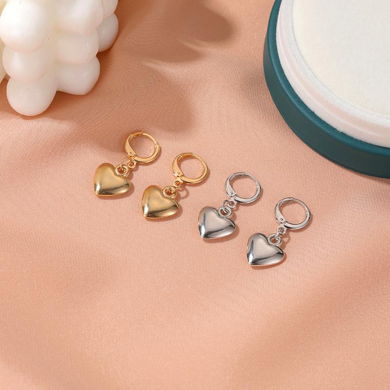 2021 Hot Sale Fashion Metal Heart Drop Earrings Charm Gold Silver Color Earring For Women Girls Party Wedding Gift Jewelry
2021 Hot Sale Fashion Metal Heart Drop Earrings Charm Gold Silver Color Earring For Women Girls Party Wedding Gift Jewelry