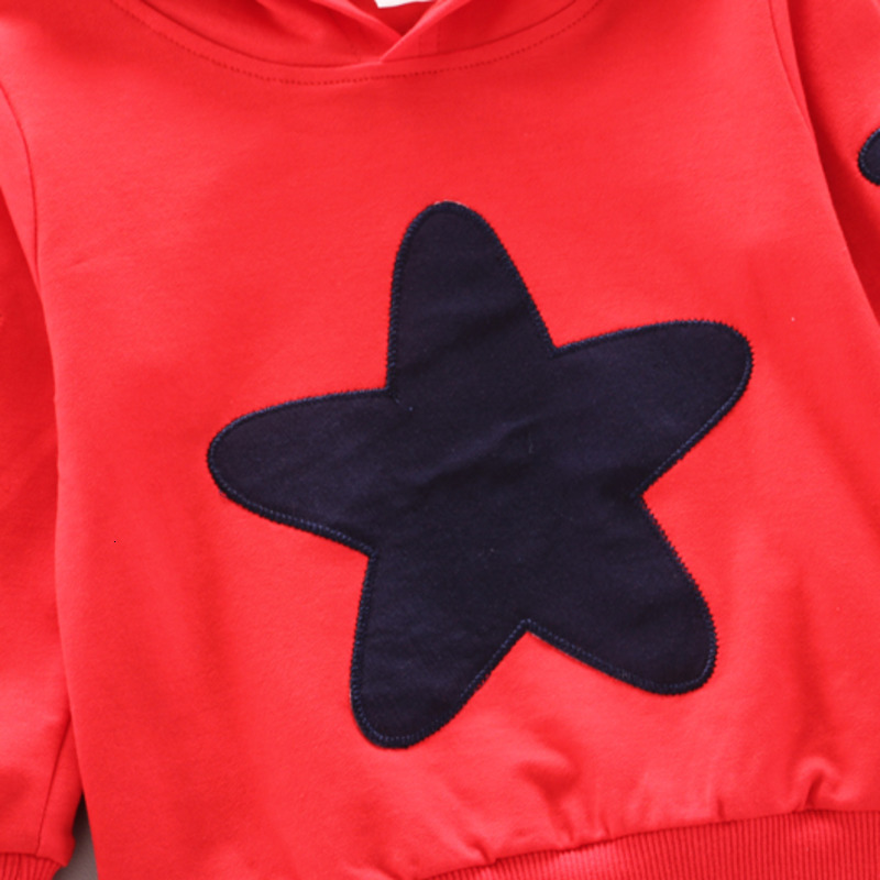Children Cotton Out Clothes Spring Autumn Baby Boys Girls Cartoon Hooded Pants 2Pcs/sets Infant Kids Fashion Toddler TracksuitsX1019