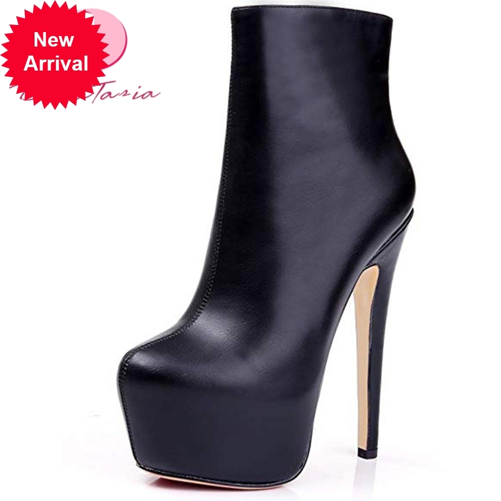 2021 The New Big Size 35-45 High-platform Ladies Ankle High-fashion Heels High Zip Boots Sexy Women's 8vmu, Black
2021 The New Big Size 35-45 High-platform Ladies Ankle High-fashion Heels High Zip Boots Sexy Women's 8vmu, Black