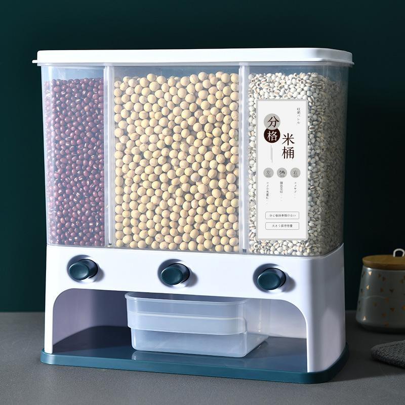 Moisture Proof And Insect Proof Storage Box For Household Rice Barrel Multi Functional Partition Sealed Wall Grain Bin
Moisture Proof And Insect Proof Storage Box For Household Rice Barrel Multi Functional Partition Sealed Wall Grain Bin