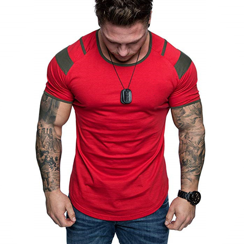 New summer Splicing Short Sleeve Cotton T shirt Men Casual O-neck Hip Hop T-shirt Top Men Loose Slim Tees Tops US Size M- 3XL, Black
New summer Splicing Short Sleeve Cotton T shirt Men Casual O-neck Hip Hop T-shirt Top Men Loose Slim Tees Tops US Size M- 3XL, Black