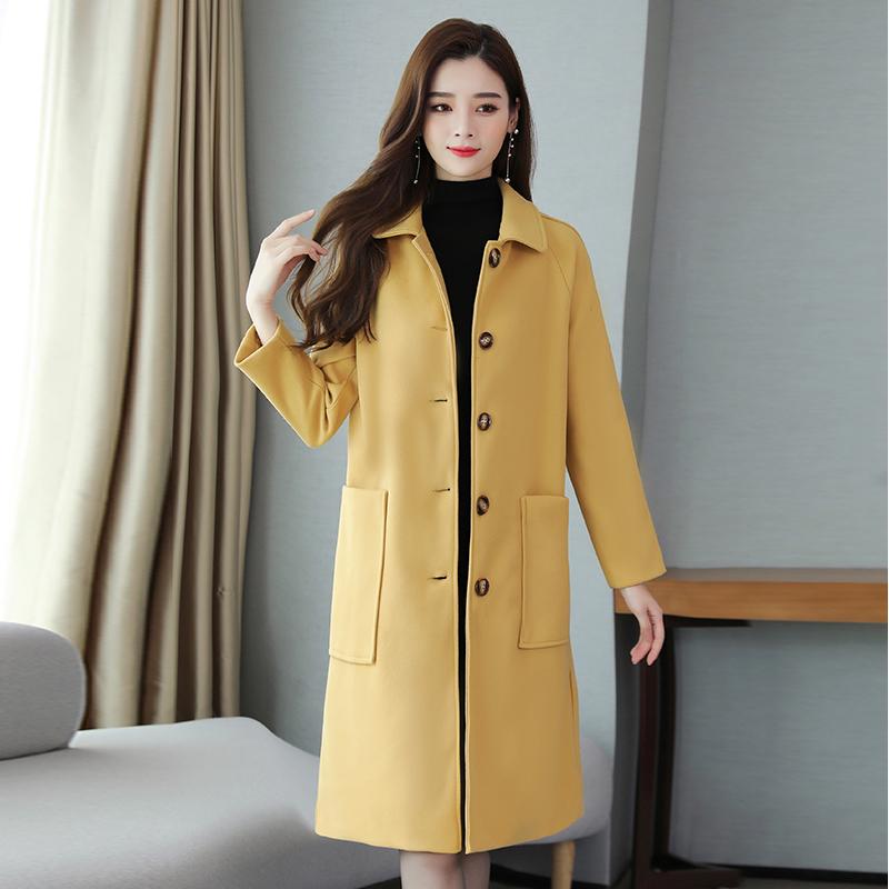 Women Outwear Winter Woollen Coat Long Sleeve Turn-Down Collar Blends Jacket Elegant Lady Wool Overcoats 4XL Plus Size, Black
Women Outwear Winter Woollen Coat Long Sleeve Turn-Down Collar Blends Jacket Elegant Lady Wool Overcoats 4XL Plus Size, Black