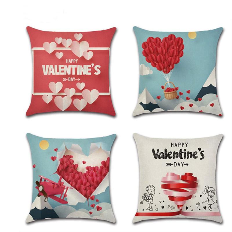 Valentine's Day Theme Linen Sofa Decorative Heart Balloon Cushion Cover Pillow Cover 45*45cm, Couple series-4
Valentine's Day Theme Linen Sofa Decorative Heart Balloon Cushion Cover Pillow Cover 45*45cm, Couple series-4