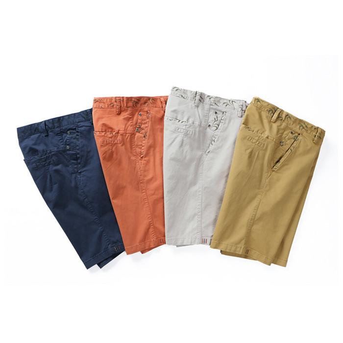 Men's Shorts Vintage Short Man Cotton Style Pants Bermuda Male Straight Work Casual Beach Khaki Trouser Cargo Men1