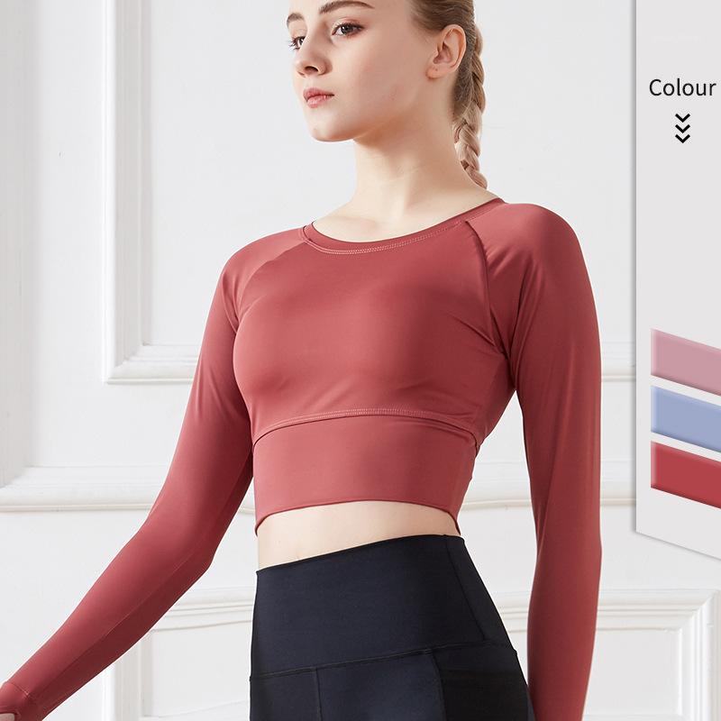 2020 Autumn Crop Tops Long Sleeve Adjustable Pad Sport Crop Top Gym Fitness Yoga Active Wear Workout Shirts for Women1, Blue
2020 Autumn Crop Tops Long Sleeve Adjustable Pad Sport Crop Top Gym Fitness Yoga Active Wear Workout Shirts for Women1, Blue