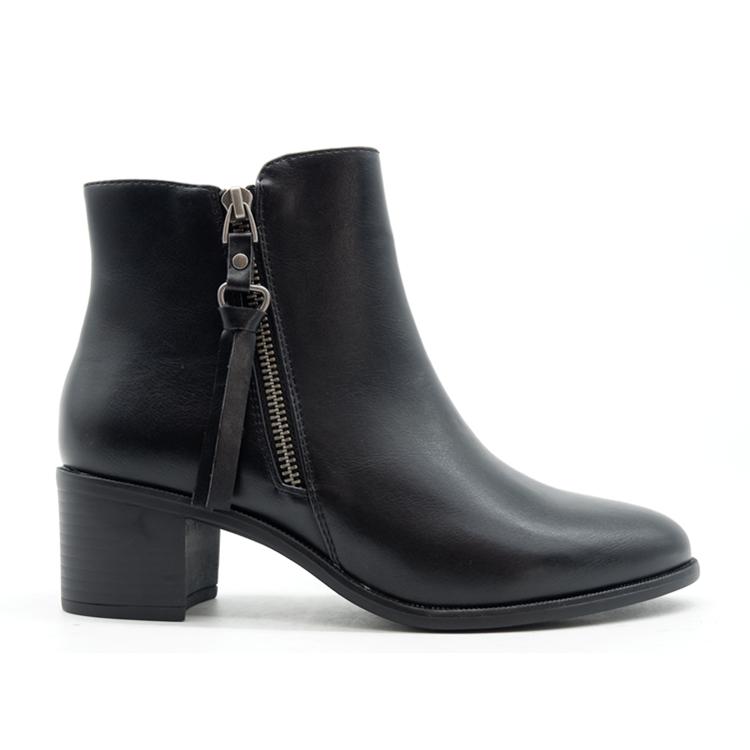 new arrived Comfortable ankle basic footwear women's shoes with hoof heels with side zipper Fashionable Middle heel classic, Black
new arrived Comfortable ankle basic footwear women's shoes with hoof heels with side zipper Fashionable Middle heel classic, Black