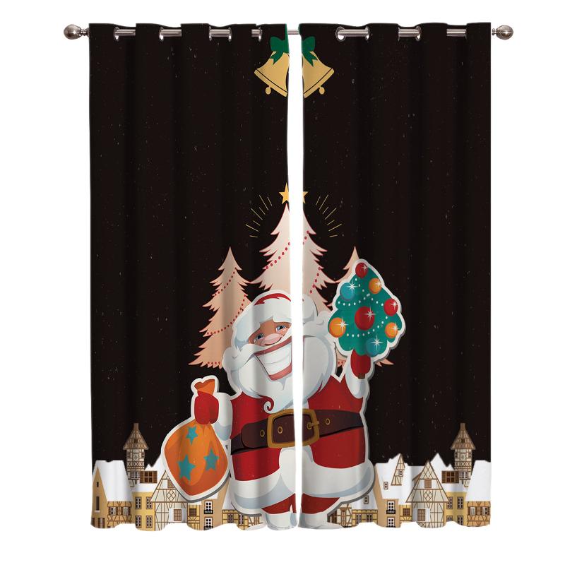 Cartoon Cute Santa Home Decor Window Curtains Bedroom Kitchen Curtain Panel Curtains for Living Room, As pic
Cartoon Cute Santa Home Decor Window Curtains Bedroom Kitchen Curtain Panel Curtains for Living Room, As pic