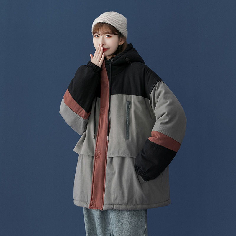 2021 New Privathinker Winter New Women' Warm Thickened Hooded Coats Korean Streetwear Man Clothing Woman Parkas ER3I, Darkgray
2021 New Privathinker Winter New Women' Warm Thickened Hooded Coats Korean Streetwear Man Clothing Woman Parkas ER3I, Darkgray