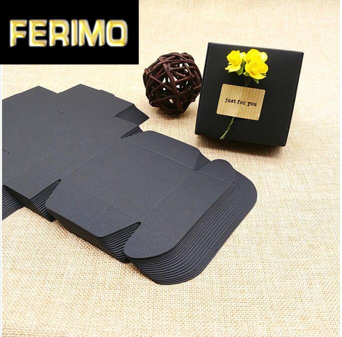 100pcs Wholesale Black Kraft Paper Gift Packaging Boxes Cardboard Pack Craft Box for Birthday Party Favors Jewelry Box Small1
100pcs Wholesale Black Kraft Paper Gift Packaging Boxes Cardboard Pack Craft Box for Birthday Party Favors Jewelry Box Small1