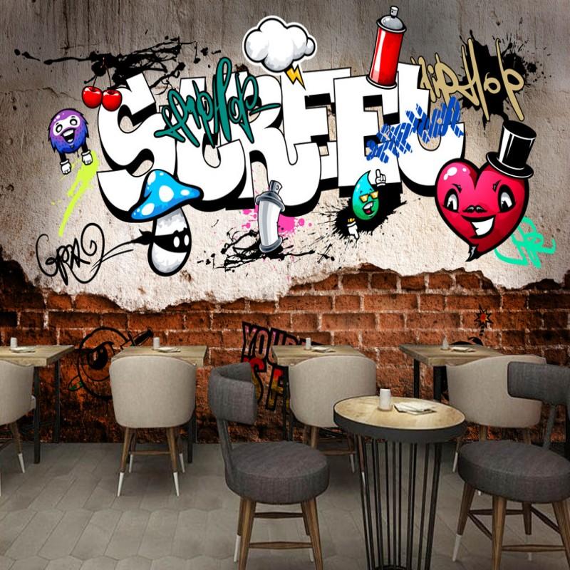 Dropship Custom Mural European Style Retro Street Graffiti Brick Broken Wall Ktv Back Wall Mural Lobby High Quality Wallpaper, As pic
Dropship Custom Mural European Style Retro Street Graffiti Brick Broken Wall Ktv Back Wall Mural Lobby High Quality Wallpaper, As pic