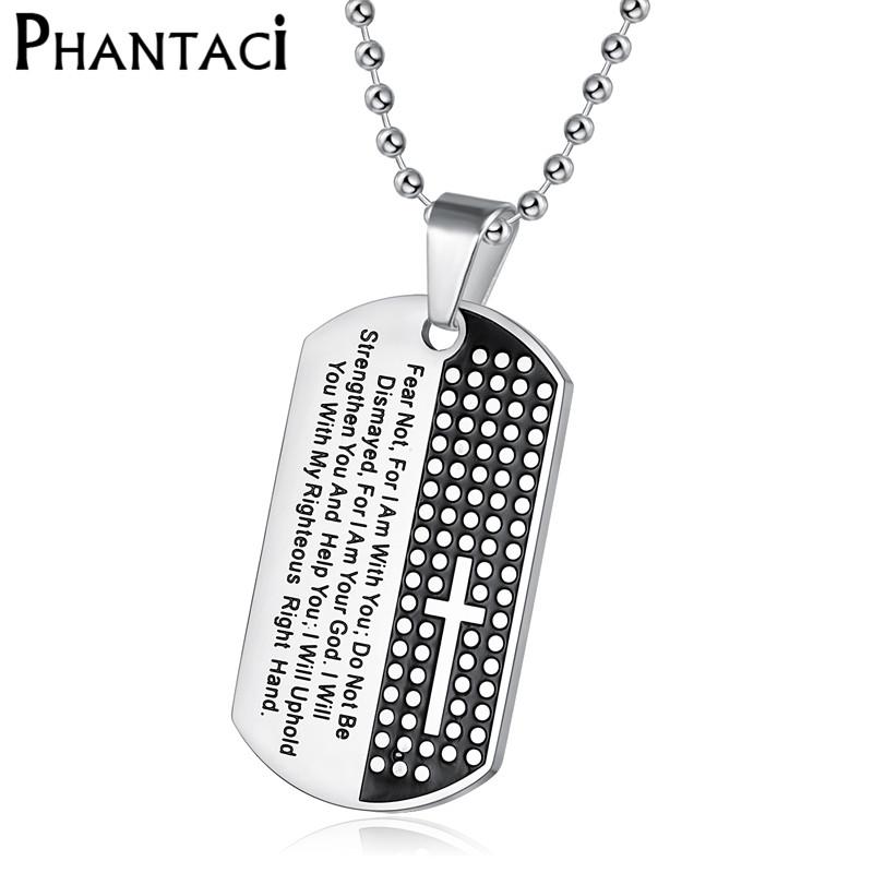 Chains No Fade Gospel Cross 316L Stainless Steel Men Necklaces Hiphop Rock Slide Peace Bead Chain Man Necklace Drop Pendants Punk Jewel
Chains No Fade Gospel Cross 316L Stainless Steel Men Necklaces Hiphop Rock Slide Peace Bead Chain Man Necklace Drop Pendants Punk Jewel