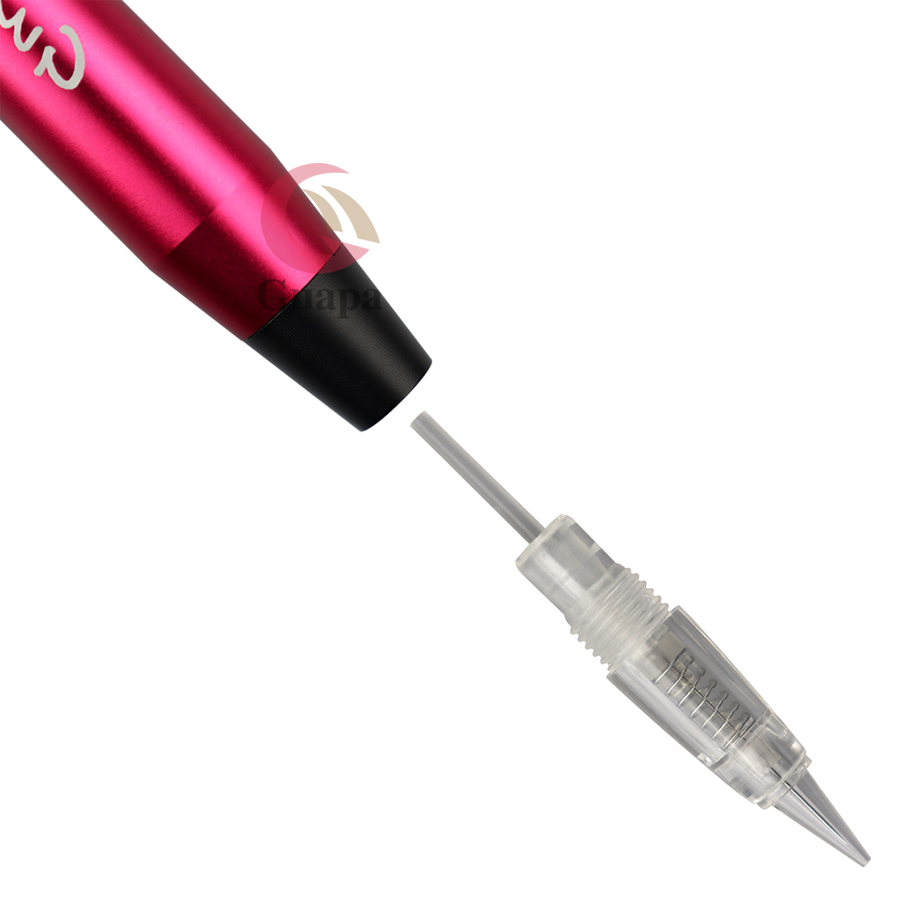 Portable Makeup eyebrow lip pen Permanent Makeup machine Equipment 3D microblade Tattoo Gun Set with 20pcs Cartridge Needle Tips 201112