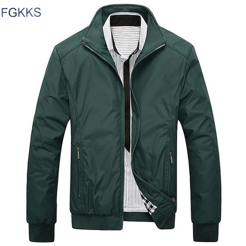 FGKKS New Spring Jacket Men Fashion Casual Loose Mens Jacket Sportswear Bomber Jacket Mens jackets and Coats Male T200502