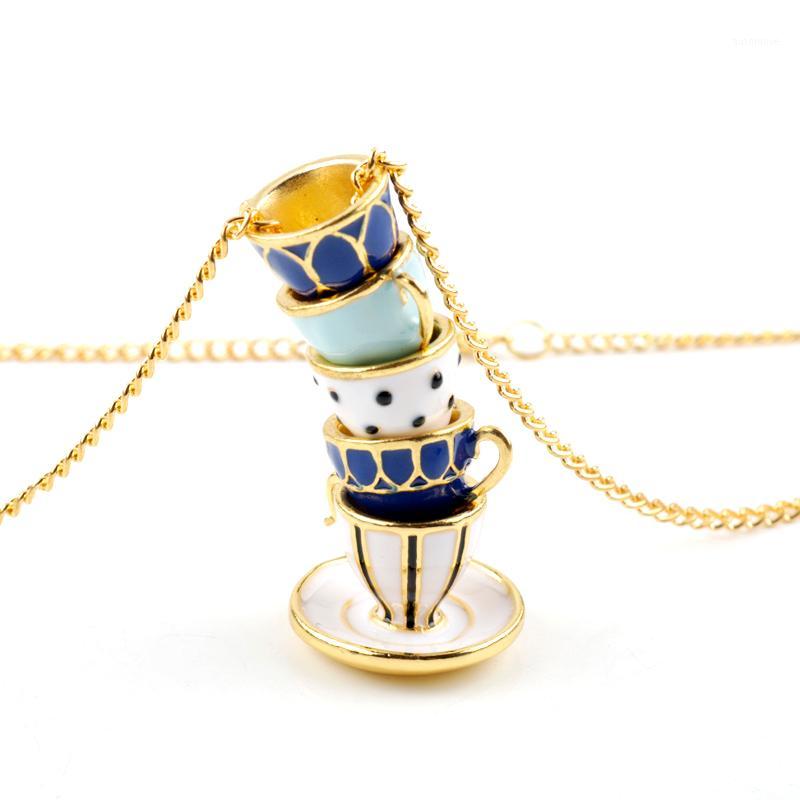 Fashion Blue White Coffee Cup Bunch Enamel Metal Pendant Necklaces Jewelry For Girls Women Gift1
Fashion Blue White Coffee Cup Bunch Enamel Metal Pendant Necklaces Jewelry For Girls Women Gift1
