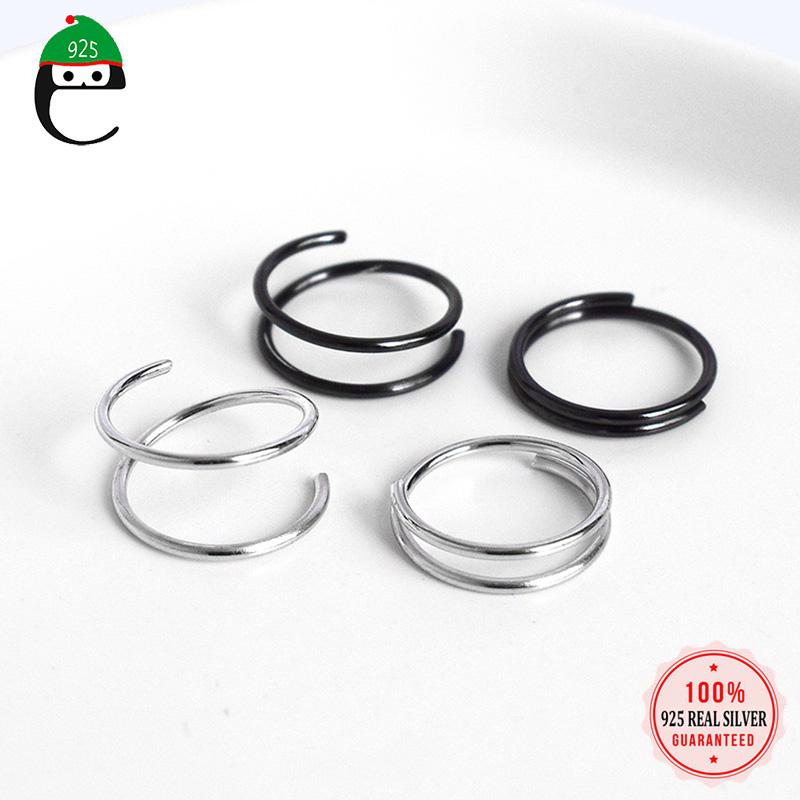 ElfoPlataSi Minimalist 925 Sterling Silver Double Layer Spiral Hoop Earring For Women Wedding Party Jewelry Accessory DA1341
ElfoPlataSi Minimalist 925 Sterling Silver Double Layer Spiral Hoop Earring For Women Wedding Party Jewelry Accessory DA1341
