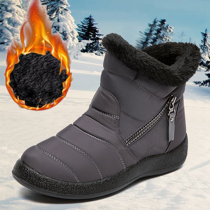 Winter Boots Women Fashion Women's Warm Shoes Casual Female Women Shoes Comfortable Waterproof Platform Boots Botines Mujer 2020, K18 gray
Winter Boots Women Fashion Women's Warm Shoes Casual Female Women Shoes Comfortable Waterproof Platform Boots Botines Mujer 2020, K18 gray