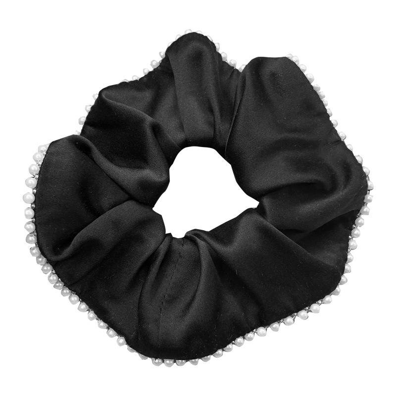 Free shippping Fashion women pure silk hair scrunchies with beads cute gum basic Hair Tie Ponytail Holder
Free shippping Fashion women pure silk hair scrunchies with beads cute gum basic Hair Tie Ponytail Holder