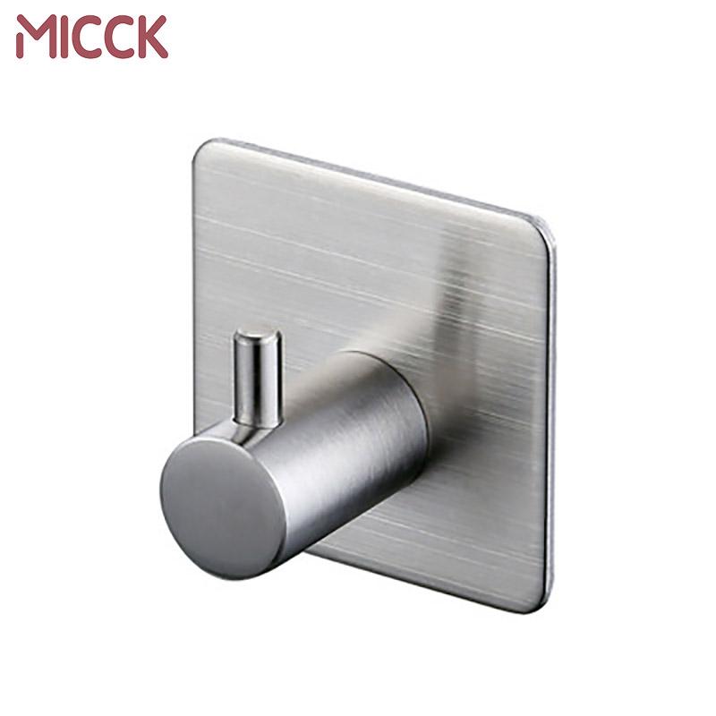 MICCK Adhesive Stainless Steel Hooks Kitchen Cabinet Clothes Key Home Storage towel hanger in the bathroom organizer wall hanger
MICCK Adhesive Stainless Steel Hooks Kitchen Cabinet Clothes Key Home Storage towel hanger in the bathroom organizer wall hanger