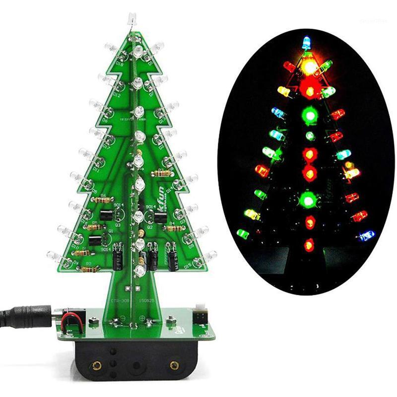 New Three-Dimensional 3D Tree LED DIY Kit LED Flash Circuit Parts Electronic Fun Suite Gift 6cm*6cm*13.6cm christmas tree1
New Three-Dimensional 3D Tree LED DIY Kit LED Flash Circuit Parts Electronic Fun Suite Gift 6cm*6cm*13.6cm christmas tree1