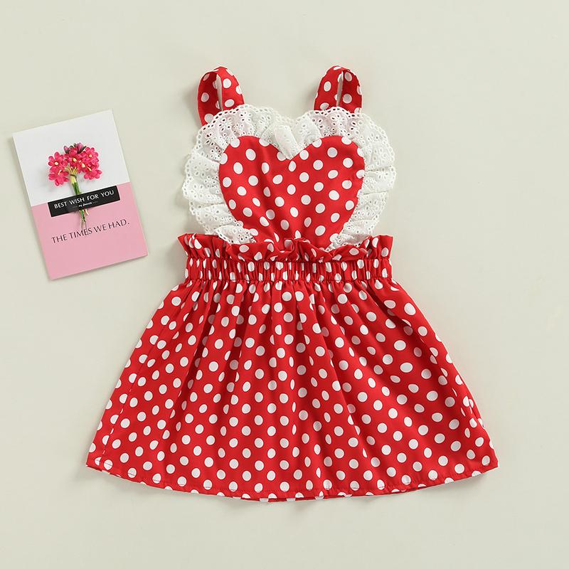 Girl's Dresses FOCUSNORM 0-4Y Little Girls Summer Sweet Dress Polka Dot Printing Lace Splicing Sleeveless Backless Tie Up Princess Sundress, Red;yellow
Girl's Dresses FOCUSNORM 0-4Y Little Girls Summer Sweet Dress Polka Dot Printing Lace Splicing Sleeveless Backless Tie Up Princess Sundress, Red;yellow
