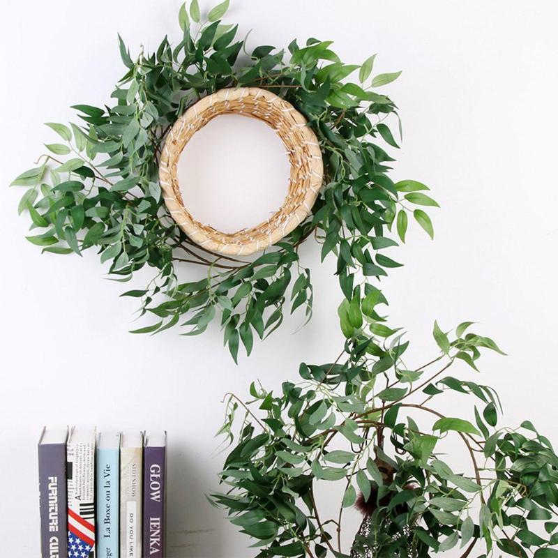 Artificial Vines Rattan Fake Plants Wreath Wall Decor for Wedding Garden, Red
Artificial Vines Rattan Fake Plants Wreath Wall Decor for Wedding Garden, Red