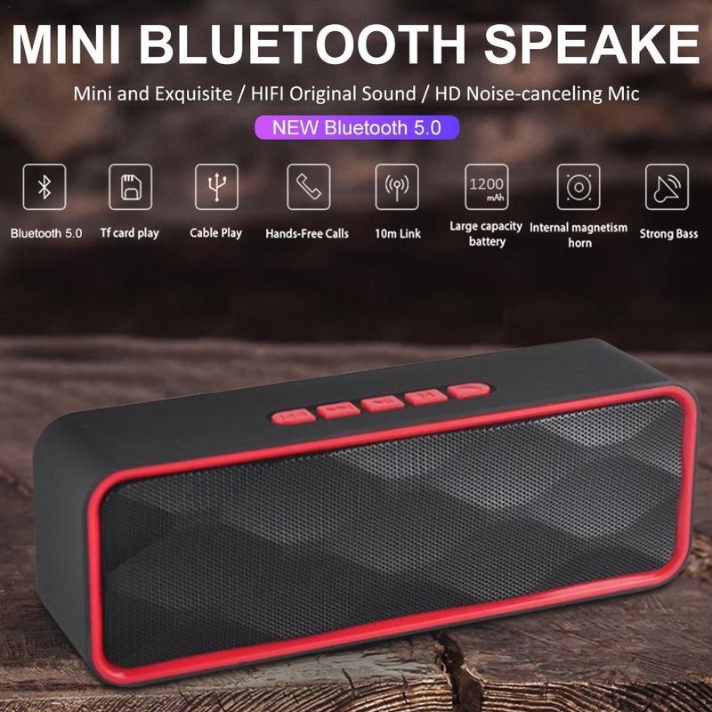 Outdoor Wireless Bluetooth Speaker Portable Stereo Music Player Dual Speaker Subwoofer Car Smart Mini Support SD Card
Outdoor Wireless Bluetooth Speaker Portable Stereo Music Player Dual Speaker Subwoofer Car Smart Mini Support SD Card