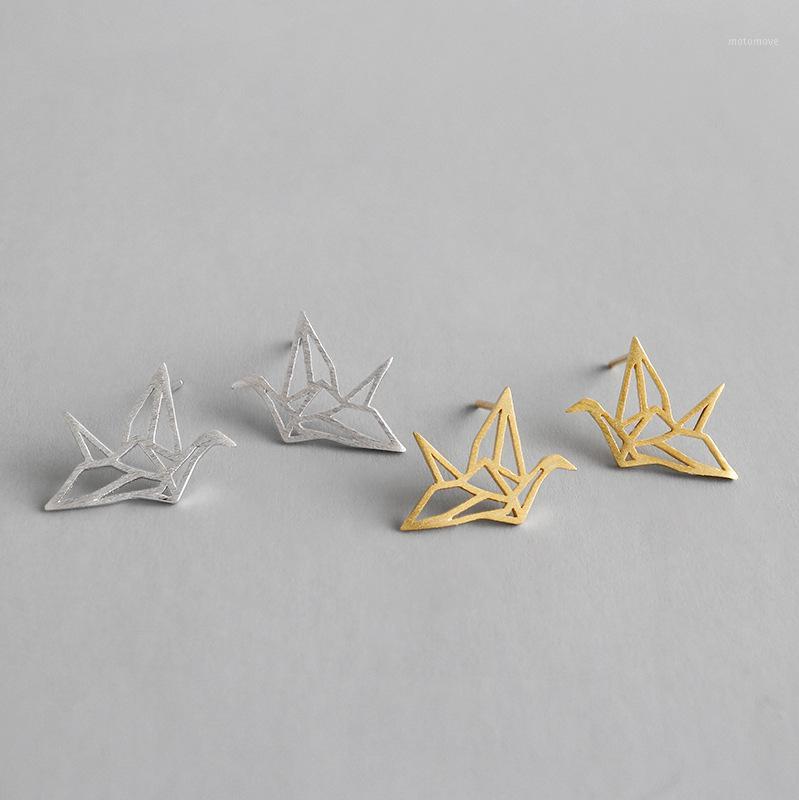 11.5MM*14MM 1PAIR 100% Authentic 925 Sterling silver Golds /WHITE origami PAPER /Stud earrings FINE jEWELRY TLE6201
11.5MM*14MM 1PAIR 100% Authentic 925 Sterling silver Golds /WHITE origami PAPER /Stud earrings FINE jEWELRY TLE6201