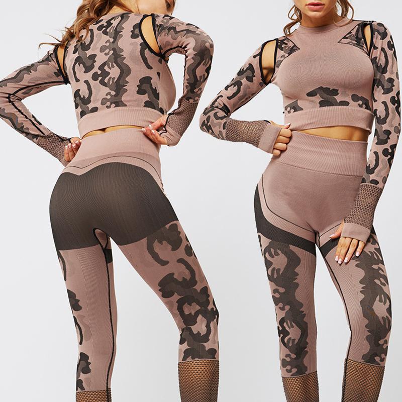 2 PCS Seamless Gym Clothing Yoga Set Fitness Workout Sets Yoga Out fits For Women Athletic Camo Legging Women' Sportswear Suit1, Black
2 PCS Seamless Gym Clothing Yoga Set Fitness Workout Sets Yoga Out fits For Women Athletic Camo Legging Women' Sportswear Suit1, Black