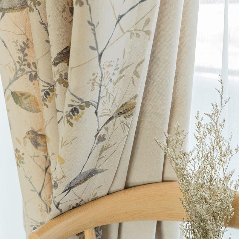 Retro Cotton Linen Blackout Curtains for Living Room Decorations Printed Bird Window Bedroom Kitchen Curtains1, As pic
Retro Cotton Linen Blackout Curtains for Living Room Decorations Printed Bird Window Bedroom Kitchen Curtains1, As pic