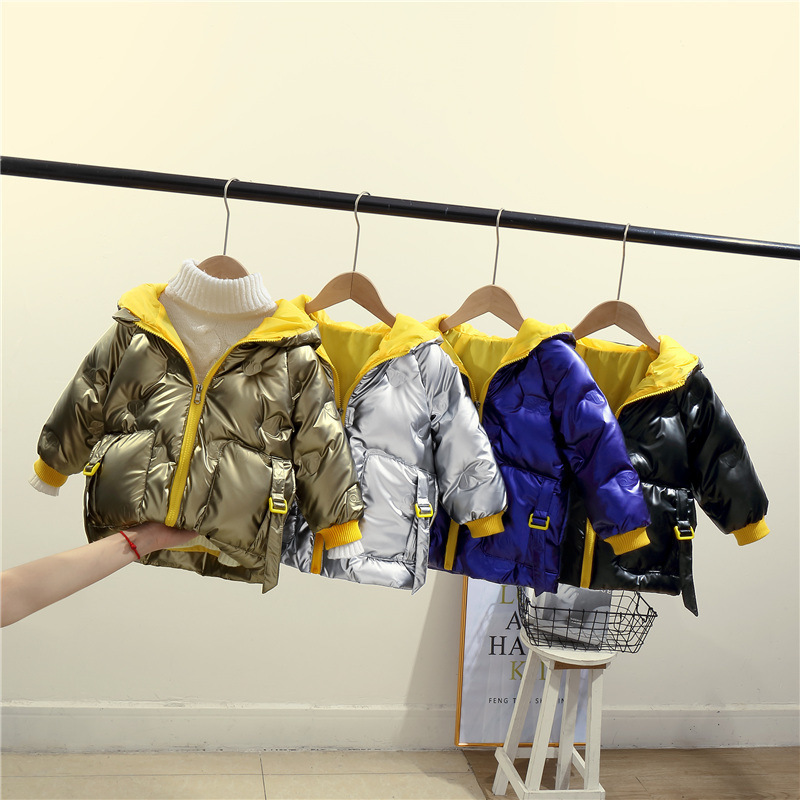 OLEKID 2020 Winter Down Jacket For Boy Warm Waterproof Shiny Baby Girl Outerwear Coat 1-8 Years Kids Toddler Snowsuit Girl Parka LJ201017