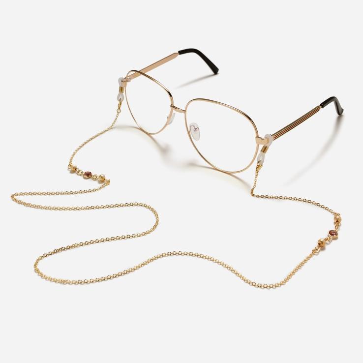 Frosted Bead Glass crystal Copper Chain Cords Reading Glasses Chain Fashion Women Sunglasses Accessories Lanyard Hold Straps1, Silver
Frosted Bead Glass crystal Copper Chain Cords Reading Glasses Chain Fashion Women Sunglasses Accessories Lanyard Hold Straps1, Silver
