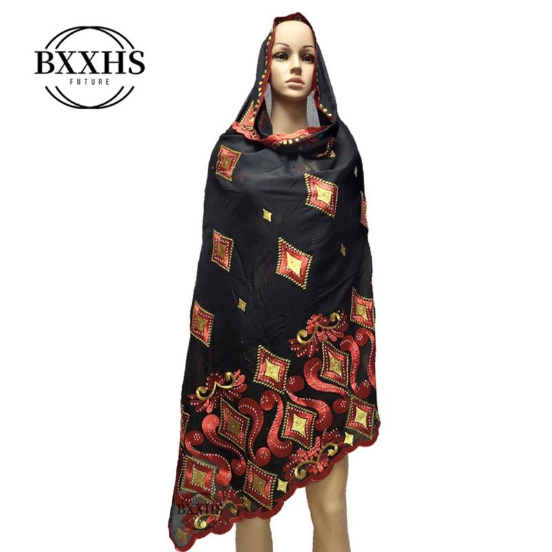2020 New African Women Scarfs muslim embroidery soft cotton big scarf for shawls wraps
2020 New African Women Scarfs muslim embroidery soft cotton big scarf for shawls wraps