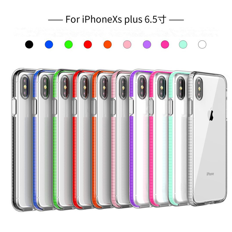 Newest For iPhone 12 11 Pro Max Xs XR X 8 7 6 Plus Two-tone Cell Phone Case Clear Soft TPU Dual Color Hybrid Armor Shockproof Cover, Black
Newest For iPhone 12 11 Pro Max Xs XR X 8 7 6 Plus Two-tone Cell Phone Case Clear Soft TPU Dual Color Hybrid Armor Shockproof Cover, Black