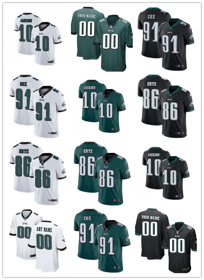 Mens Womens Youth PhiladelphiaEagles10 DeSean Jackson 86 Zach Ertz 91 Fletcher Cox Black White Green Custom Football Jersey, Colour
Mens Womens Youth PhiladelphiaEagles10 DeSean Jackson 86 Zach Ertz 91 Fletcher Cox Black White Green Custom Football Jersey, Colour