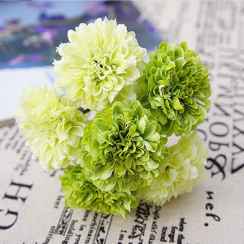 6pcs Silk flower wedding Bride bouquet vases for decoration fake Carnations Artificial plastic flowers fall vivid wedding flower1, Blue
6pcs Silk flower wedding Bride bouquet vases for decoration fake Carnations Artificial plastic flowers fall vivid wedding flower1, Blue