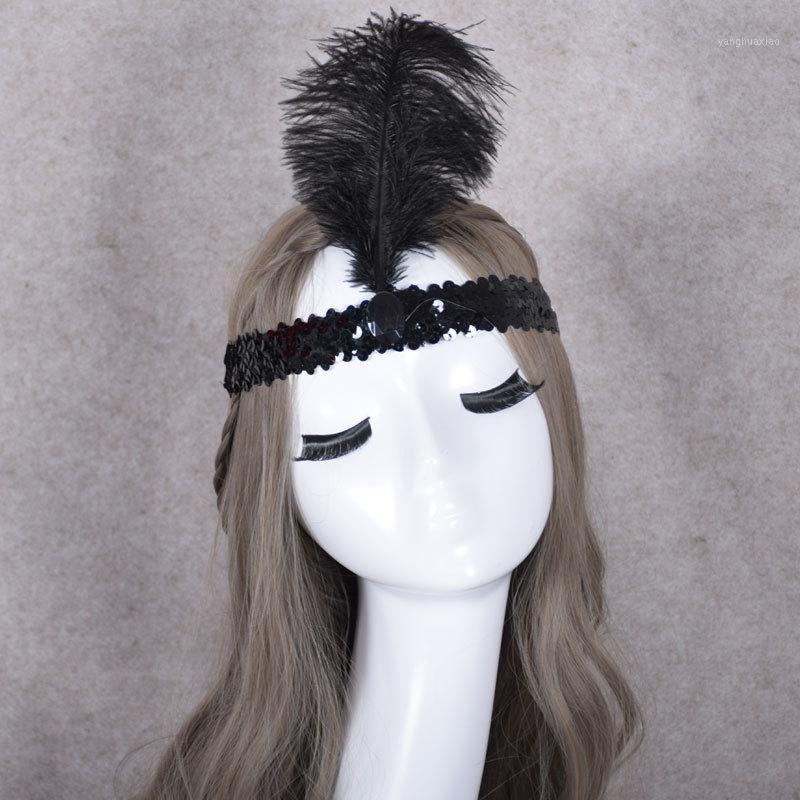 Ostrich Feather Headband Headdress For Festival Party Flapper Feather Headband Flapper Sequin Charleston Costume 50 p1
Ostrich Feather Headband Headdress For Festival Party Flapper Feather Headband Flapper Sequin Charleston Costume 50 p1