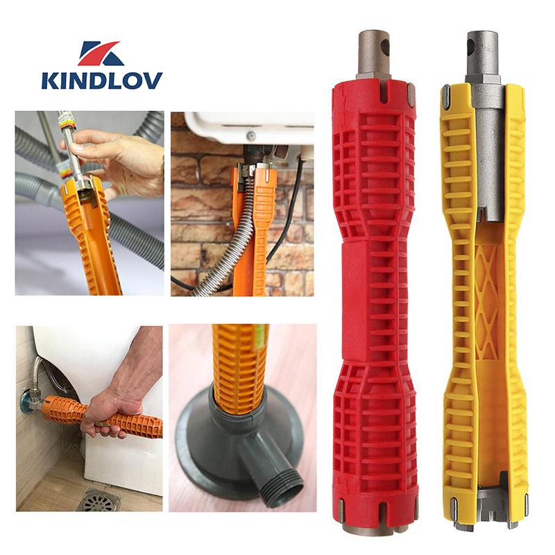 KINDLOV Faucet And Sink Installer Wrench Adjustable Water Pipe Spanner Double Head Allen Key Set Multitools 360 Plumber Tools
KINDLOV Faucet And Sink Installer Wrench Adjustable Water Pipe Spanner Double Head Allen Key Set Multitools 360 Plumber Tools