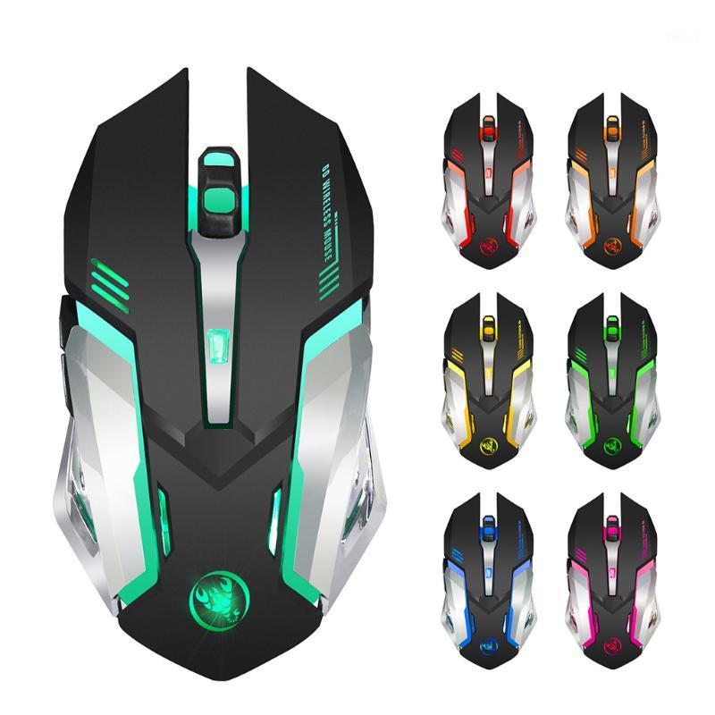 Rechargeable 2.4G Wireless Mouse 7 Color Breathing Light Computer Mouse 6 Buttons Gaming for Desktop Computer Laptop1
Rechargeable 2.4G Wireless Mouse 7 Color Breathing Light Computer Mouse 6 Buttons Gaming for Desktop Computer Laptop1