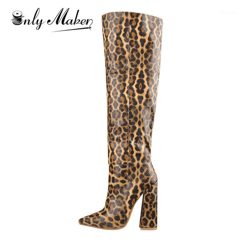 Onlymaker Women's 10CM High Heels Knee High Size Zippre Boots Chunky Leopard Block Heels Dress Party Pull On Thick BootIes1, P908119b
Onlymaker Women's 10CM High Heels Knee High Size Zippre Boots Chunky Leopard Block Heels Dress Party Pull On Thick BootIes1, P908119b