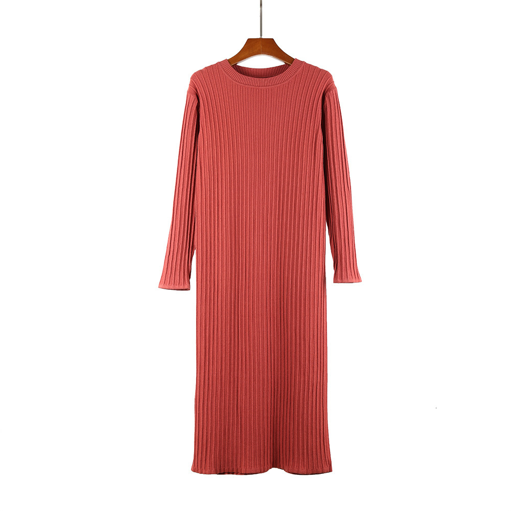 2021 New High Quality Autumn Winter Warm Women Sweater Fashion Rib Slim Knitted Dress Long Sleeves Female Dresses Qnxz, Apricot
2021 New High Quality Autumn Winter Warm Women Sweater Fashion Rib Slim Knitted Dress Long Sleeves Female Dresses Qnxz, Apricot