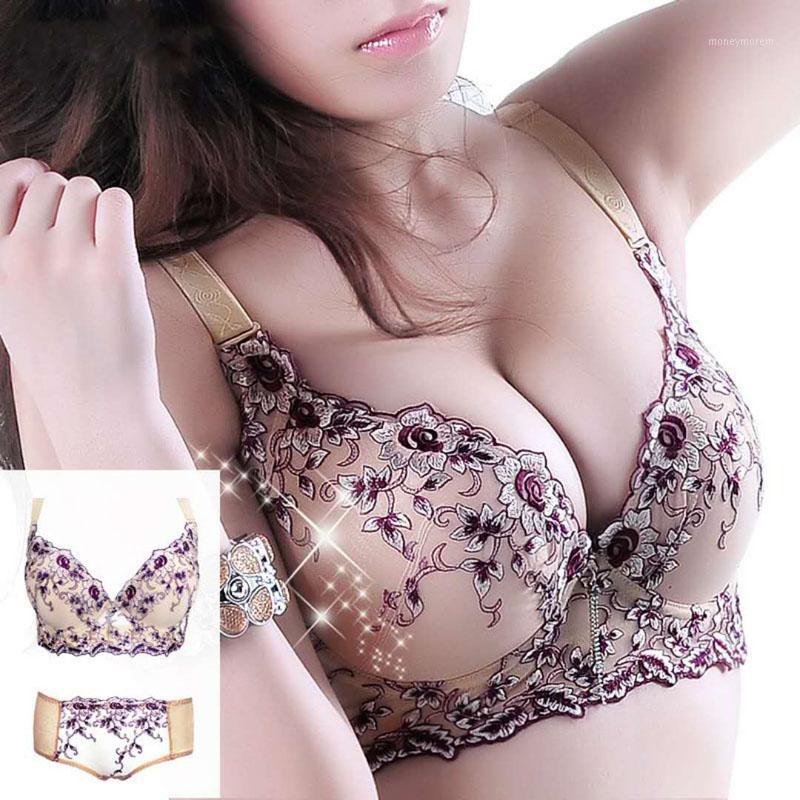 Slimgril Women's Sexy Lace Bra Set Floral Embroidery Push Up Adjustable Bra & Brief Sets Female Big Size A B C D Cup Underwear1, Purple
Slimgril Women's Sexy Lace Bra Set Floral Embroidery Push Up Adjustable Bra & Brief Sets Female Big Size A B C D Cup Underwear1, Purple