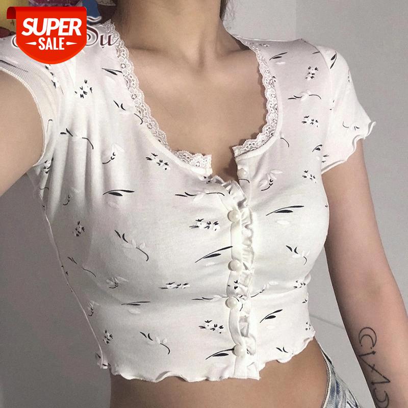 ArtSu Sweet Lace White Crop Top Graphic Tees Women Casual Streetwear Summer Stretch Slim T-shirt femme Basic Tee Shirt TS52190 #ZF2b
ArtSu Sweet Lace White Crop Top Graphic Tees Women Casual Streetwear Summer Stretch Slim T-shirt femme Basic Tee Shirt TS52190 #ZF2b